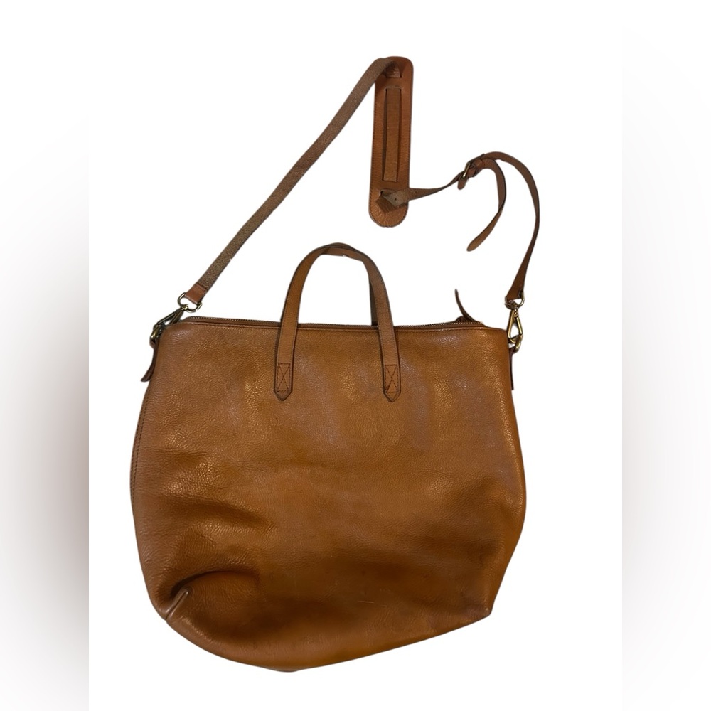 Madewell Transport Crossbody Purse Brown View 3